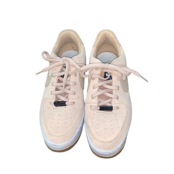 Size 7.5 - Nike Air Force 1 Sage Low Particle Beige Womans - Picture 1 of 10